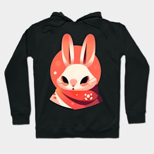 A Portrait of a Cute Rabbit Hoodie